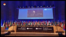 Sidang Pleno Konferensi Umum ke-42 UNESCO (20/11/2022) Di Paris, Prancis. Foto: Kemlu