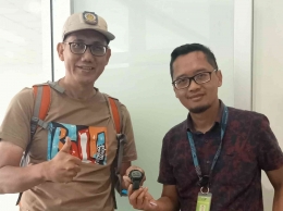 Bersama staf darat Lion Air Palangka Raya/Dokpri