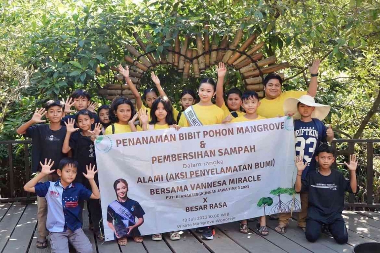 Vanessa Miracle Andreas Putri, Puteri Anak Indonesia Pariwisata 2023 (Image credit: EMBRACE Youth International)