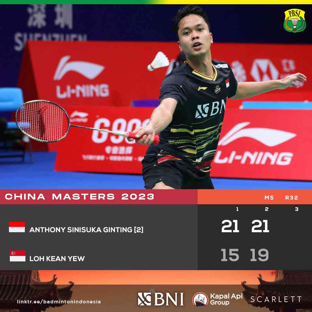 Zig-Zag, Inilah Hasil Lengkap Hari Kedua Badminton China Master (22/11 ...