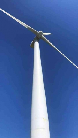 Energi angin mengurangi ketergantungan Pada bahan bakar fosil (Dok. Pribadi)