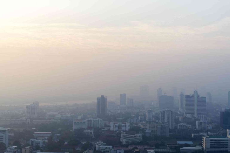Ilustrasi Polusi Udara di Perkotaan. (Freepik.com)