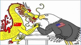 China-U.S. Rivalry. Credit to the original owner