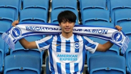 Kaoru Mitoma resmi bergabung dengan Brighton and Hove Albion. Sumber gambar: Instagram/@kaoru.m.0520