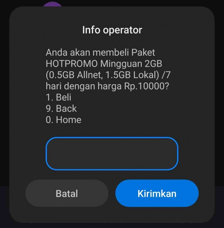 *363*5# - Sumber foto pribadi