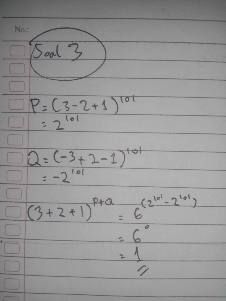 Soal nomor 3/Dok pribadi