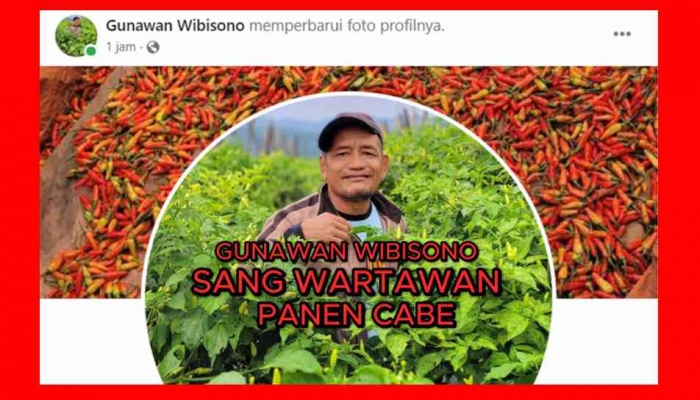 Gunawan Wibisono, wartawan peminat pertanian. Foto: Dok. GW