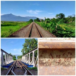 Jalur kereta api peninggalan Belanda di Dusun Sumurup (dokpri)