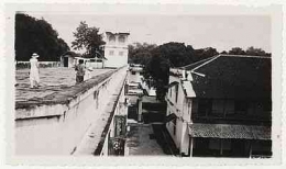 Bangunan Benteng Van Den Bosch tampak atas di masa Penjajahan. (Sumber gambar Dokumen PUPR Prov. Jawa Timur di Ngawi)