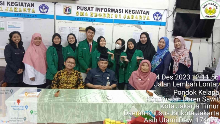 Pelepasan Mahasiswa PLP 2 SMAN 91 Jakarta/Dokumentasi pribadi