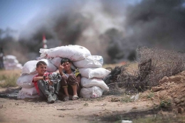 Gaza (Foto :seorang fotografer asal palestina,  Hosnysalah)