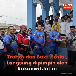 Trabas dan Bakti Sosial Kemenkumham Jawa Timur (dok Humas Lapas Kelas I Malang)