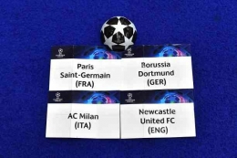 Grup F UCL musim 2023-24. Sumber: getty images (Valerio Pennecino)