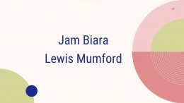 Jam Biara Lewis Mumford, dokpri