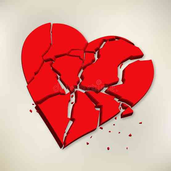Broken heart (source: Dreamstime.com) 