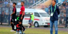 Djajang Nurjaman membawa Persela Lamongan lolos ke babak 12 besar Liga 2/Foto: Kompas.com