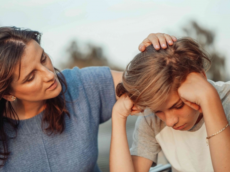 Photo by Kindel Media from Pexels: https://www.pexels.com/photo/woman-in-blue-shirt-talking-to-a-young-man-in-white-shirt-8550841/ 