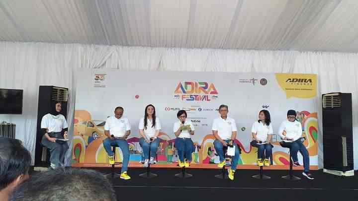 Pers conference Adira Festival Makassar 2023 (Sri NurAminah, 2023).Â