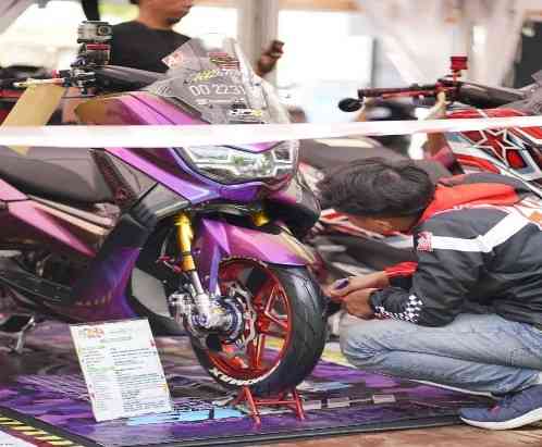 Aktivitas kontes  modifikasi motor sumber: Dokpri