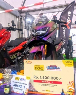 Juara kontes modifikasi motor sumber : Dokpri
