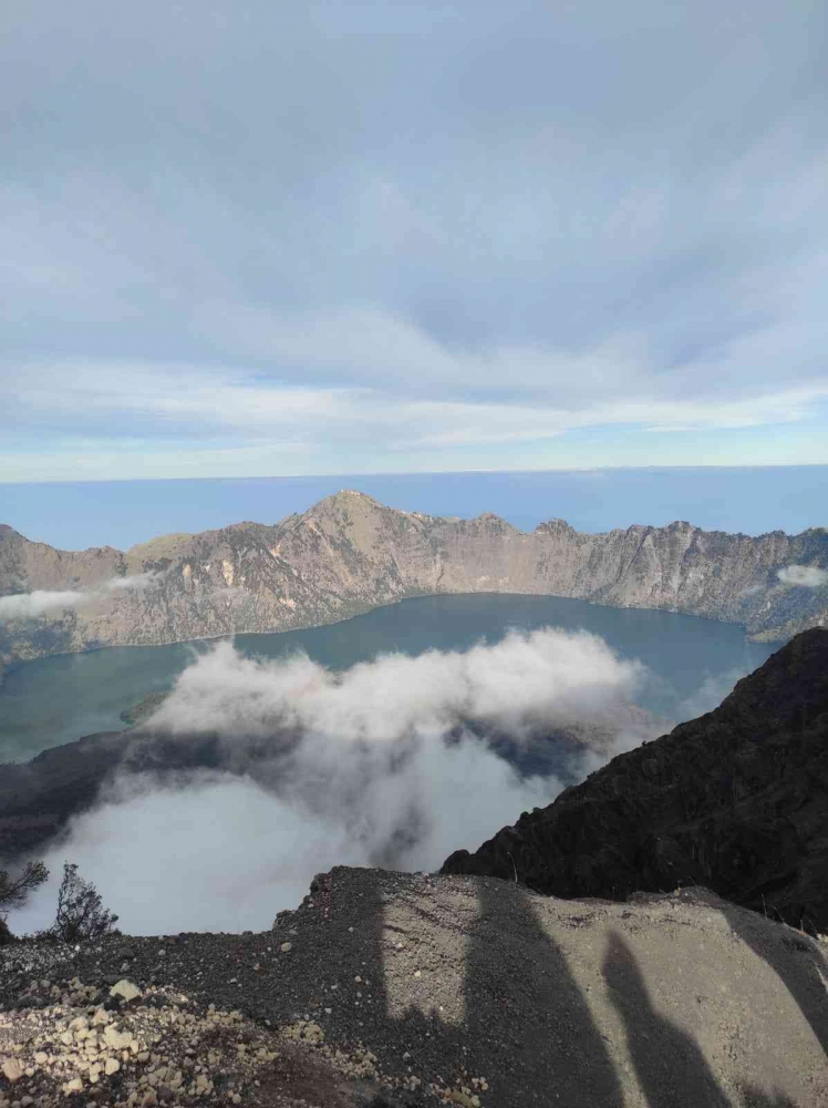 Kawah Gunung Rinjani (Dok. pribadi)