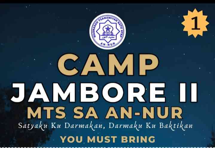 Camp Jambore II Mts SA Annur (Sumber fhoto/Doc Mts SA Annur)