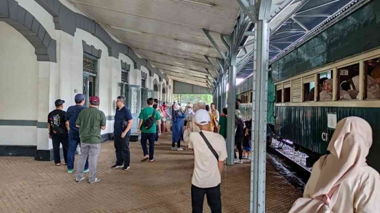 Stasiun Tuntang yang menjadi lokasi syuting Gadis Kretek
