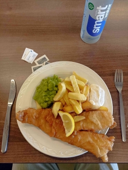 Fish and Chips dari The Hub, Coventry (dokpri)