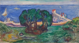 TREES BY THE BEACH - Edvard Munch 1904