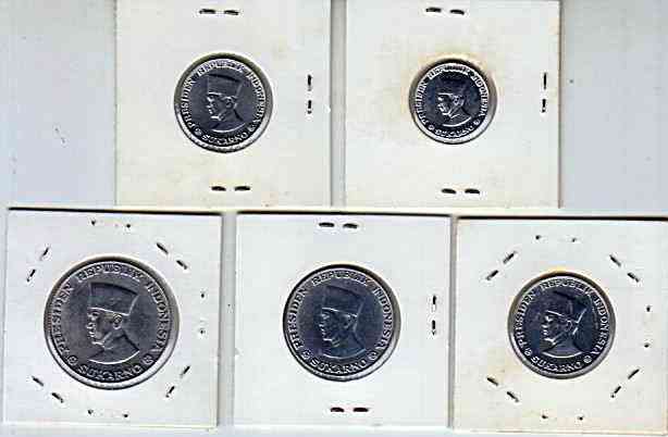 Gambar Presiden Sukarno pada koin Riau, yang juga terdapat pada koin Irian Barat (Sumber: Dokpri)