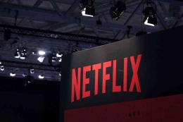 Logo Netflix (Sumber: Bloomberg/Krisztian Bocsi via kompas.com) 