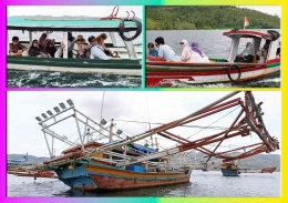 Perahu Bercabik Menjadi Sarana Nelayan Menangkap Atau Menjaring Ikan | Dok Pribadi