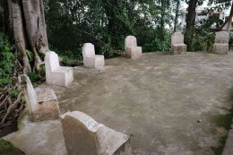 Partungkoan atau area persidangan berupa kursi batu tempat raja raja Sibandang untuk melakukan rapat musyawarah.(Foto: kompas.com)