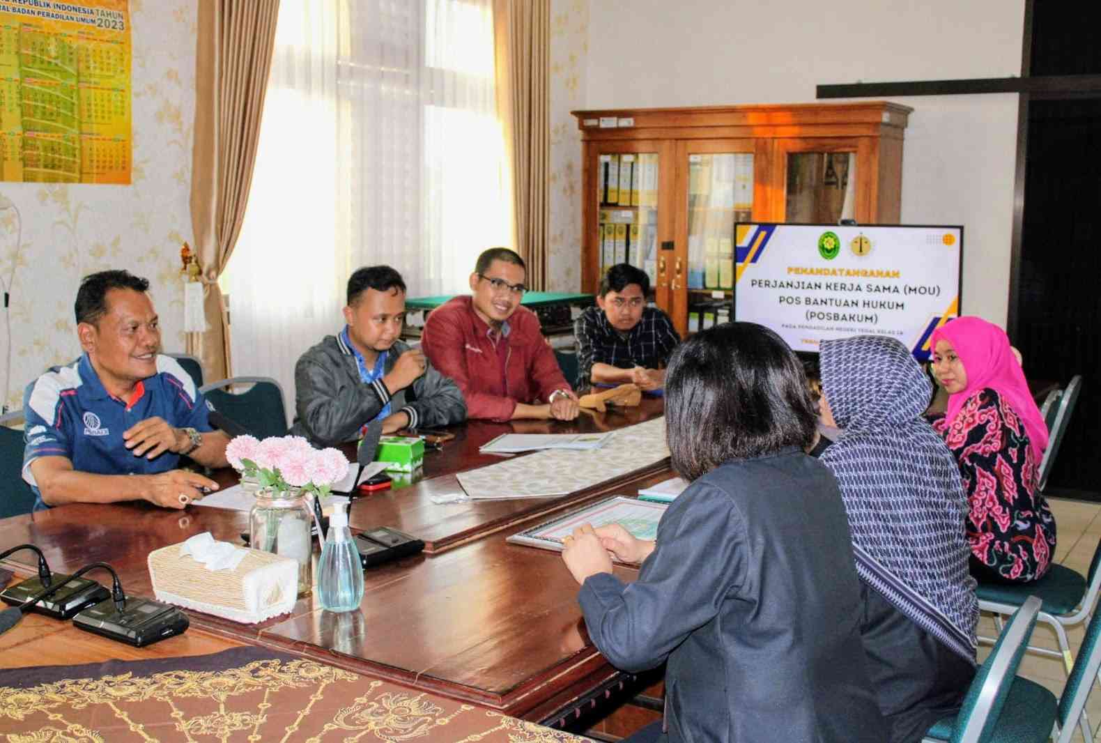 LBH Perisai Kebenaran Cabang Tegal Teken MoU Posbakum Dengan PN Kelas ...