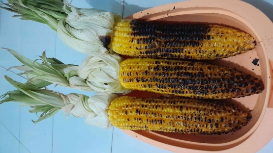 Penampakan jagung bakar (Dok.pri. Siska Artati)