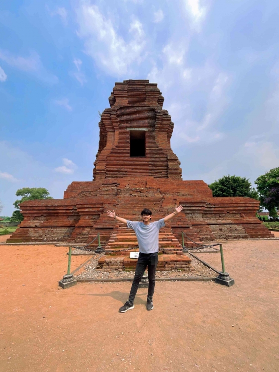 Candi Brahu di Bejijong, Trowulan, Mojokerto. Foto : Parlin Pakpahan.