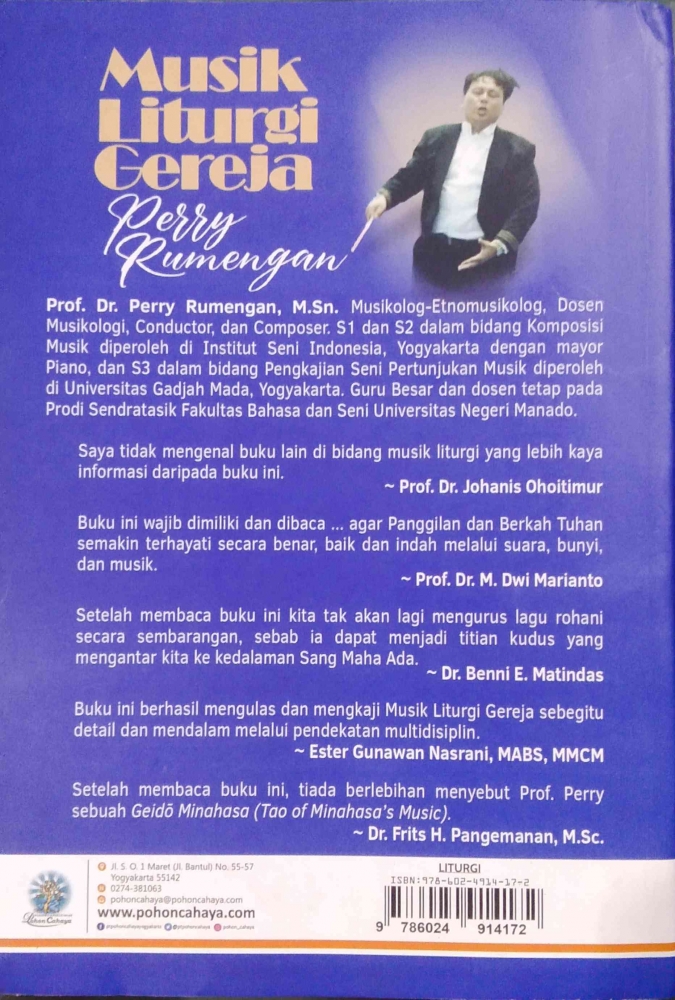 Foto Artikel : Profisiat, Prof. Perry Rumengan atas Musik Liturgi ...