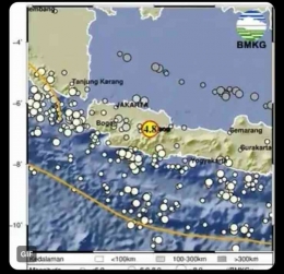 Gempa Sumedang 4.8 SR (foto:BMKG) 