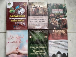 Enam judul buku karya penulis (foto dokpri)