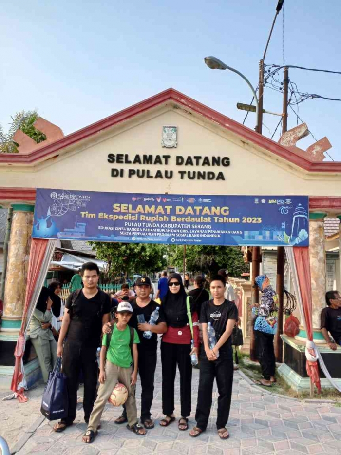 Selamat Datang di Pulau Tunda / Foto Dokumentasi Pribadi / Ade Setiawan