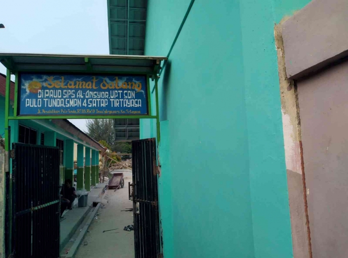 Sekolah Satu Atap (Satap) Pulau Tunda / Foto Dokumentasi Pribadi / Ade Setiawan
