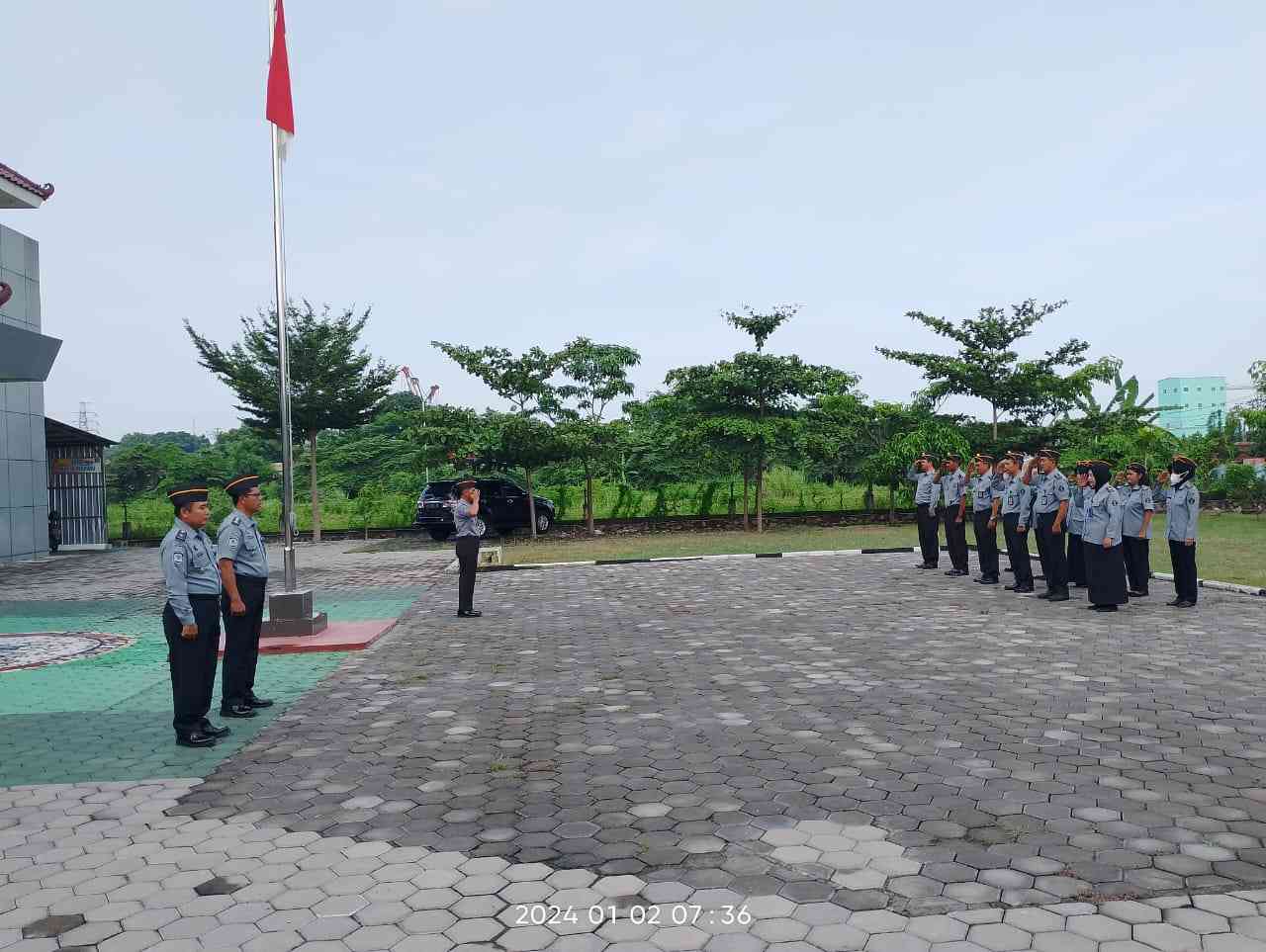 Apel Pagi Pegawai Rupbasan Kelas I Semarang Di Awal Tahun 2024 ...