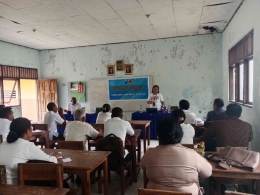 Ketika PIKM 13 Des 2023 untuk 30 orang guru Sekolah Dasar se-desa Nekmese Foto Dokpri Roni Bani