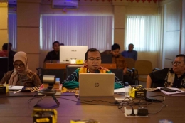 Presentasi di hadapan Tim TP2GP di Kantor Gubernur Lampung, 25 November/dokpri
