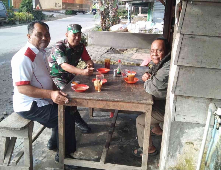 Dok Koramil 02/Tigapanah  Kodim 0205/Tanah Karo Laksanakan Pawilbin dan Komsos di Tigapanah Kab. Karo-SUMUT 03012023