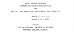 SEB BKN dan Mendikbudristek (tangkapan layar) 