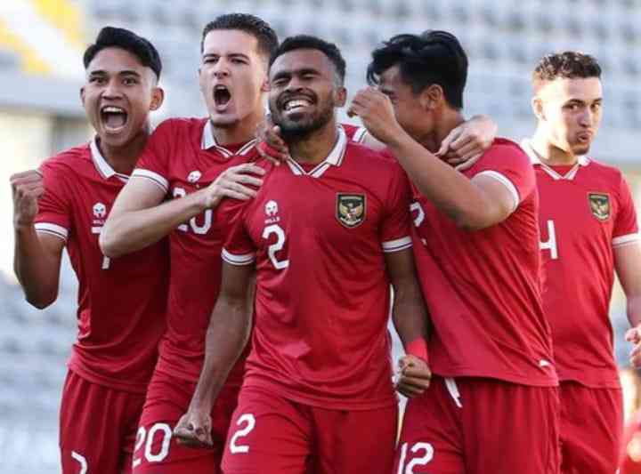 Yakob Sayuri dkk saat merayakan gol Timnas Indonesia melawan Libya di laga uji coba menuju Piala Asia 2023/Foto: Instagram PSSI