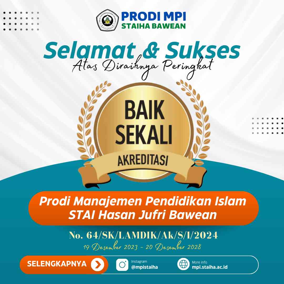 Prodi MPI STAI Hasan JUfri Bawean Berhasil Meraih Akreditasi "Baik ...