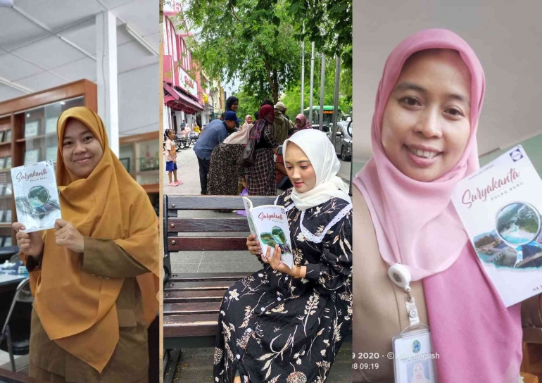 Para pembaca buku Suryakanta Pulau Buru (Dokumentasi Siti Zakia, Eka Wulandari, Laily A. Fajariyah)