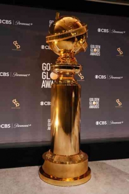 Piala Golden Globes. Sumber: getty images (Kevin Winter)